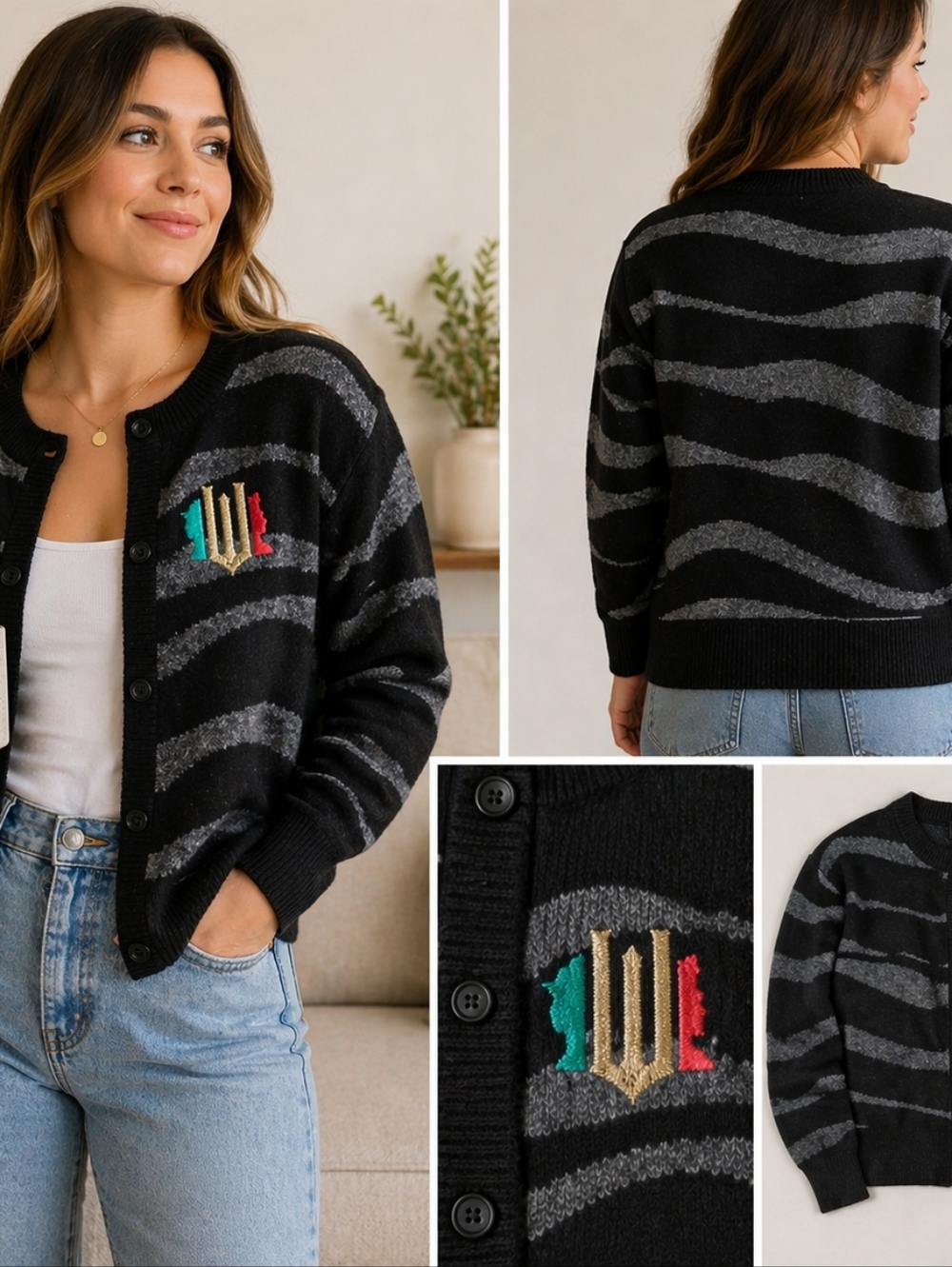 Wicked Cardigan Sweater NWT